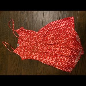 pink floral hollister romper